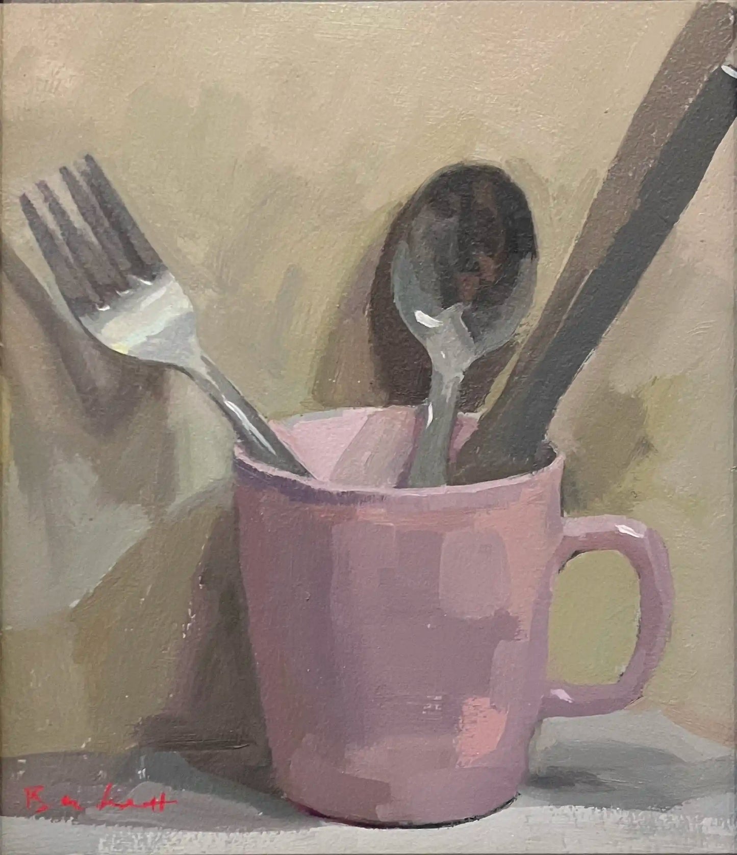 My Pink Cup -SOLD